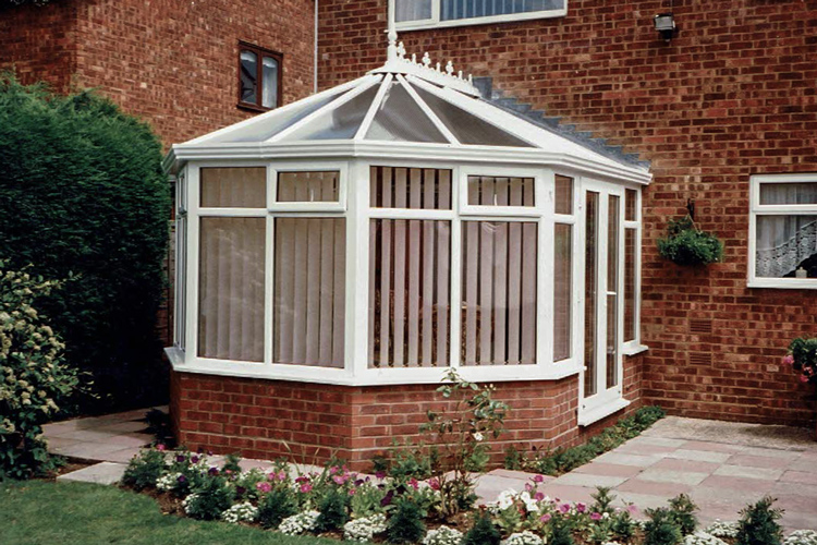 Victorian Conservatory with a solar control self cleaning glass roof