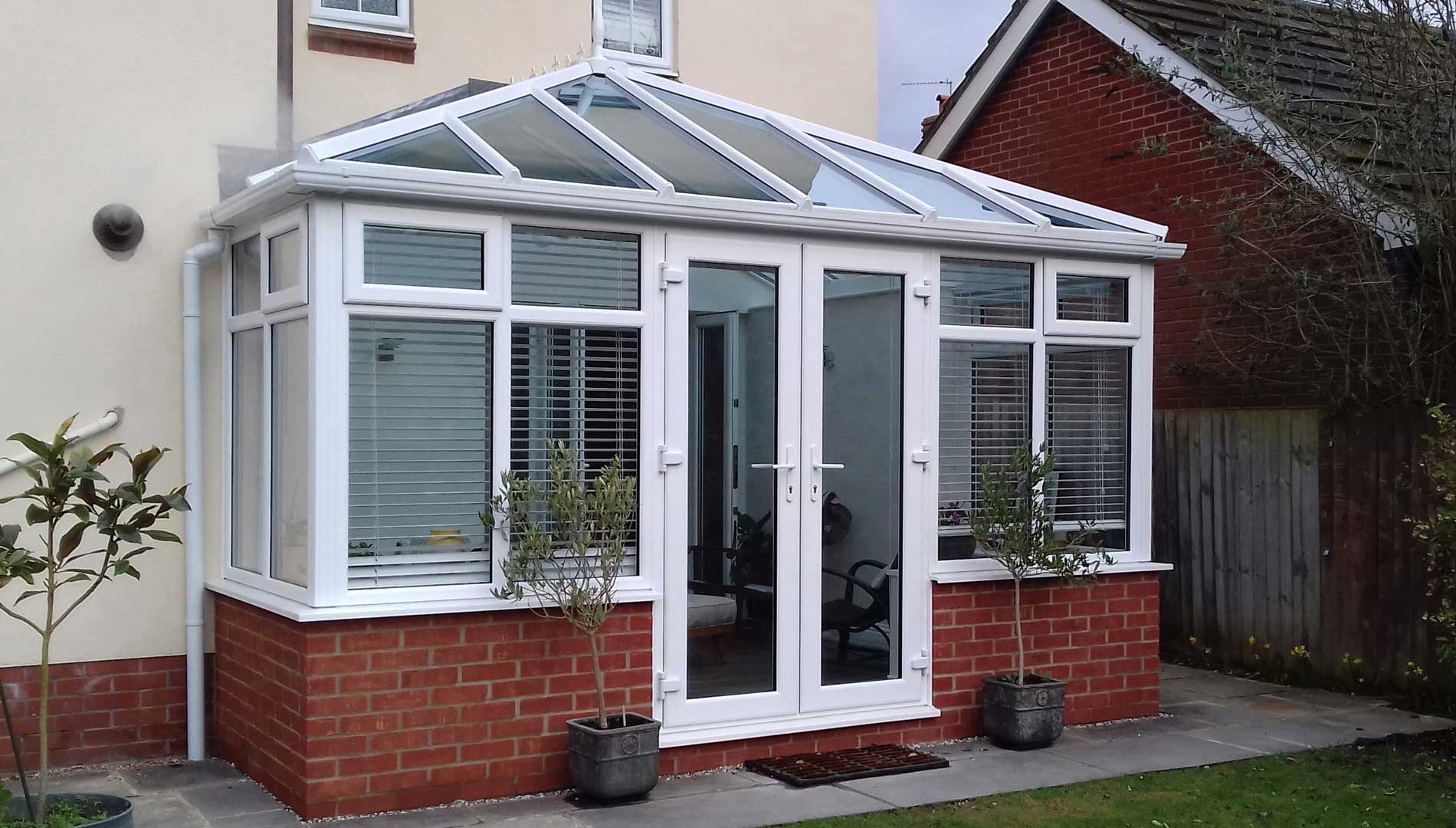 Edwardian Conservatory with self cleaning glass